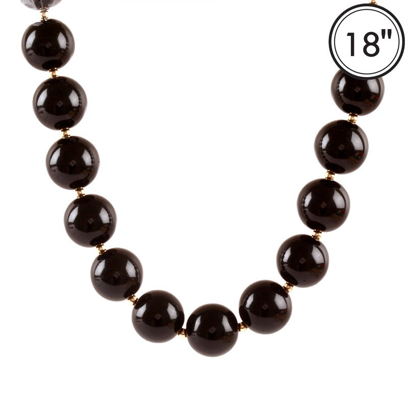 Acrylic Ball Necklace