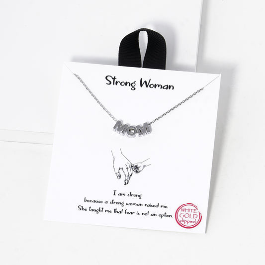 Strong Woman Necklace