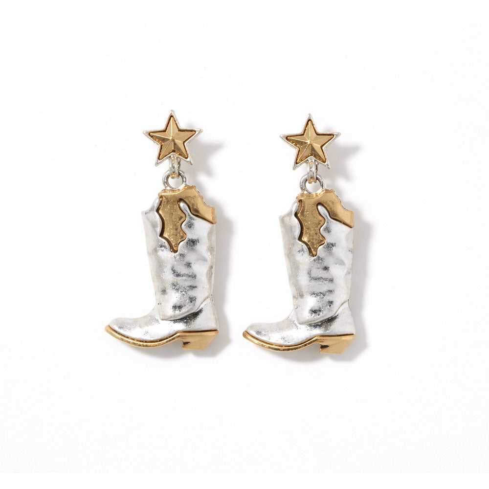 Cowboy Boot Earring