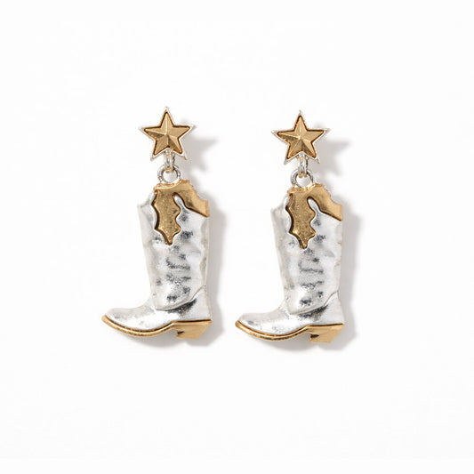 Cowboy Boot Earring