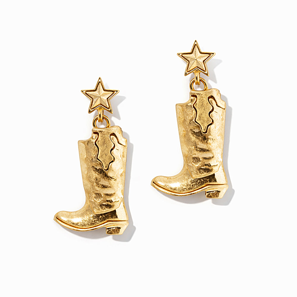 Cowboy Boot Earring
