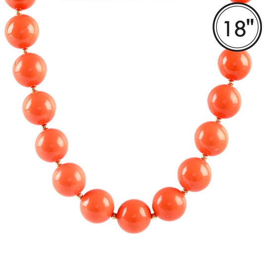 Acrylic Ball Necklace