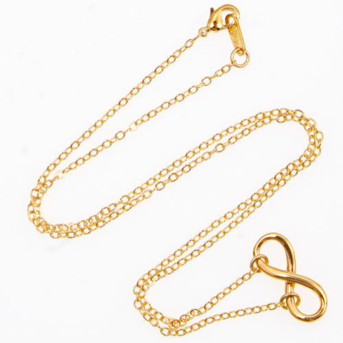 Infinity  pendant  necklace
